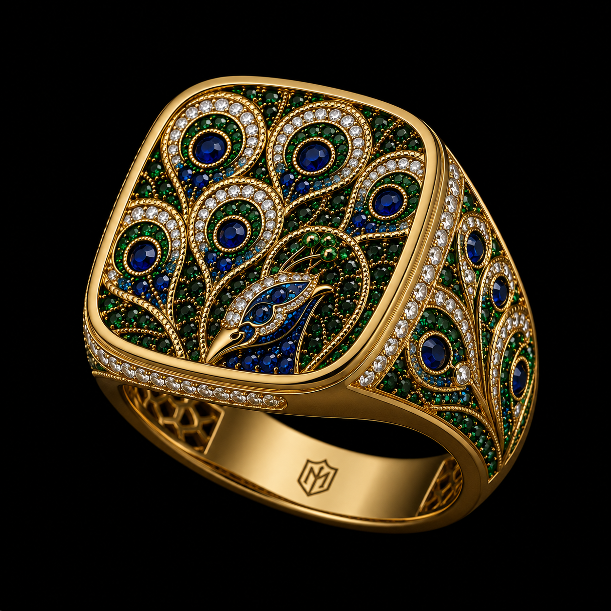 Peacock Ring